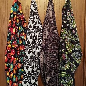 Qty 4 LulaRoe Leggings TC